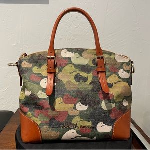 Dooney & Bourke Multicolor Duck Print Satchel